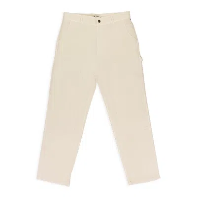 Aimé Leon Dore Off-white Drake's Garment Dyed Carpenter Pants In Neutral