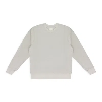 Aimé Leon Dore Off-white Herringbone Terry Sweatshirt In Gray