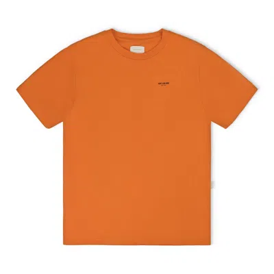 Aimé Leon Dore Micro Din Logo-print T-shirt In Orange