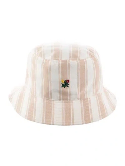Pre-owned Aimé Leon Dore Pattern Print Summer Bucket Hat In Neutral