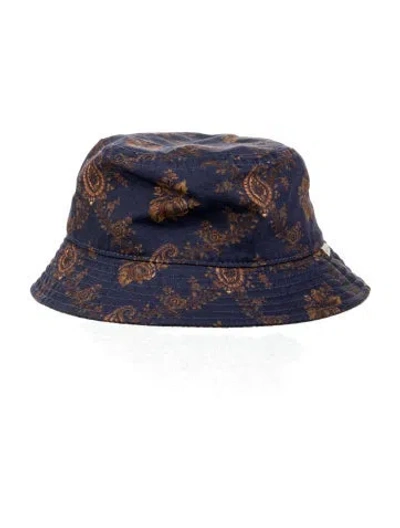 Pre-owned Aimé Leon Dore Patterned Bucket Hat. In Blue