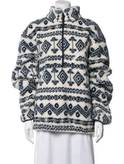 Pre-owned Aimé Leon Dore Patterned Jacket In Blue
