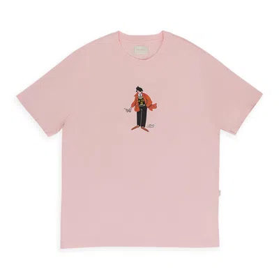 Aimé Leon Dore Pink Caricature Graphic T-shirt