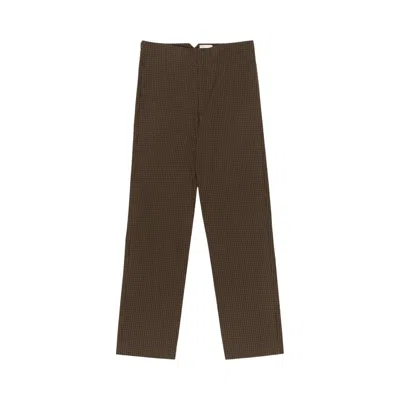 Pre-owned Aimé Leon Dore Plaid Pants 'brown' | Men's Size Xxl