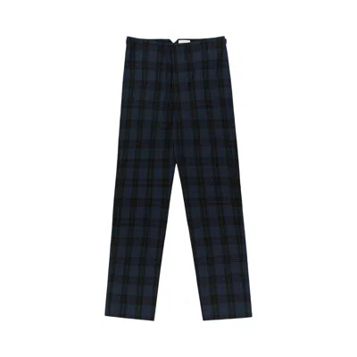 Pre-owned Aimé Leon Dore Plaid Pants 'navy Blazer' | Blue | Men's Size M