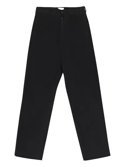 Aimé Leon Dore Black Straight Fit Chino Pants In Animal Print
