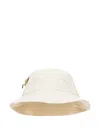 Aimé Leon Dore Off-white Pocket Bucket Hat In White