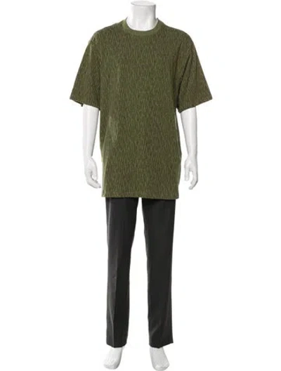 Pre-owned Aimé Leon Dore Printed Crew Neck T-shirt In Green