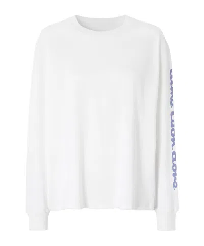 Aimé Leon Dore Alpine Printed Cotton-jersey T-shirt In White