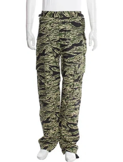 Pre-owned Aimé Leon Dore Printed Pants In Green
