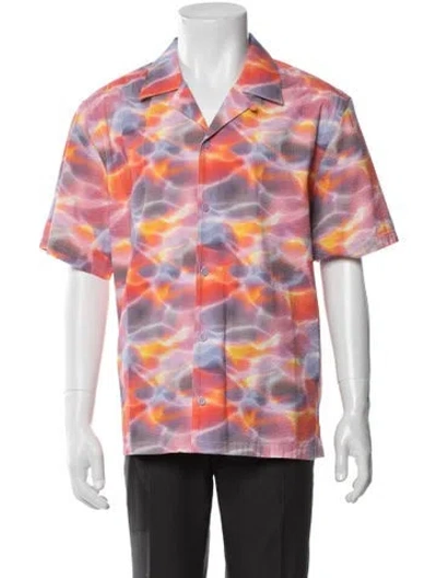 Pre-owned Aimé Leon Dore Printed Short Sleeve Shirt In Multi