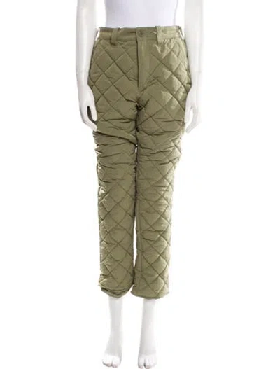 Pre-owned Aimé Leon Dore Printed Straight Leg Pants In Green