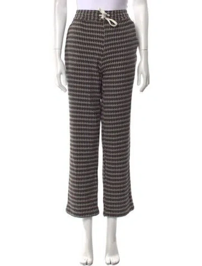 Pre-owned Aimé Leon Dore Printed Wide Leg Pants In Multi