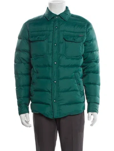 Pre-owned Aimé Leon Dore Puffer Coat In Green