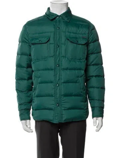 Pre-owned Aimé Leon Dore Puffer Coat In Green