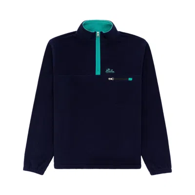 Pre-owned Aimé Leon Dore Quarter Zip Fleece Pullover 'evening Blue' | Men's Size Xl