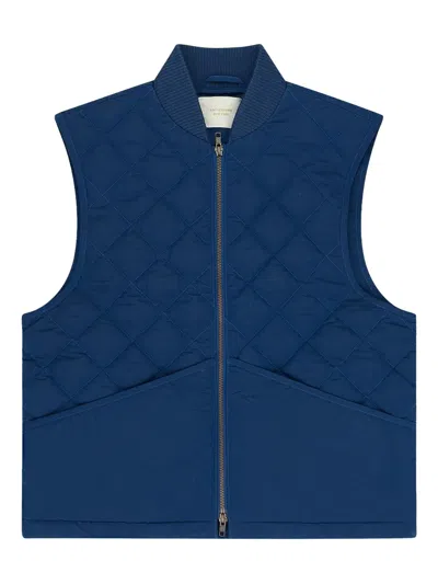 AIMÉ LEON DORE QUILTED DIAMOND-PATTERN GILET