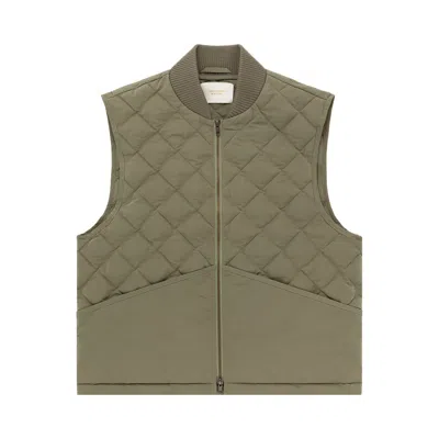 Pre-owned Aimé Leon Dore Quilted Vest 'sea Grass' | Green | Men's Size Xl