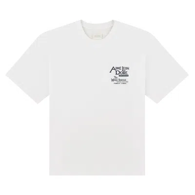 Pre-owned Aimé Leon Dore Record Breakers Tee 'bright White' | Men's Size Xs