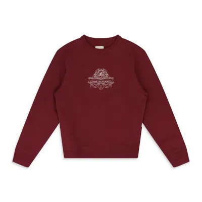 Aimé Leon Dore Red Engraved Crewneck In Multi