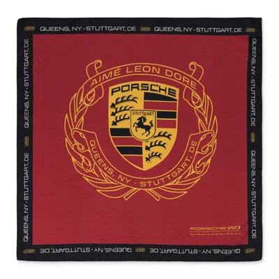 Aimé Leon Dore Red Porsche 993 Turbo Bandana In Multi