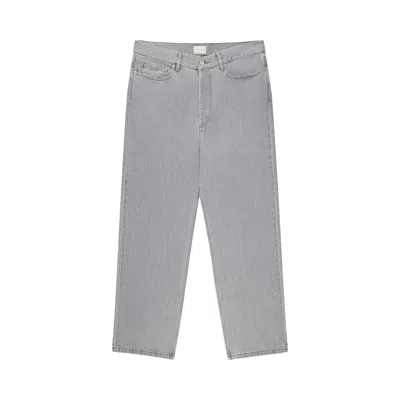 Pre-owned Aimé Leon Dore Relaxed Fit 5-pocket Denim Pant 'light Grey Wash' | Men's Size 36 In Gray