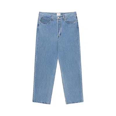 Pre-owned Aimé Leon Dore Relaxed Fit 5-pocket Denim Pant 'light Wash' | Blue | Men's Size 34