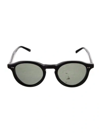 Pre-owned Aimé Leon Dore Round Tinted Sunglasses In Black