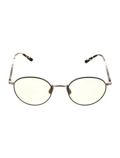 Pre-owned Aimé Leon Dore Round Tinted Sunglasses In Brown