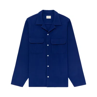 Pre-owned Aimé Leon Dore Safari Shirt 'royal Blue' | Men's Size Xl
