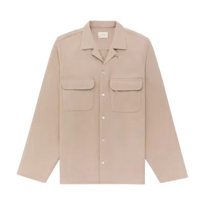 Pre-owned Aimé Leon Dore Safari Shirt 'stone' | Cream | Men's Size Xl In White