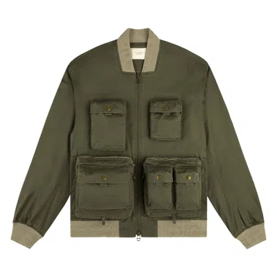 Pre-owned Aimé Leon Dore Safari Utility Bomber 'kalamata' | Green | Men's Size Xs