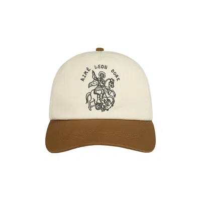 Pre-owned Aimé Leon Dore Saint George Logo Hat 'tanin' | Cream | Men's Size Onesize In White