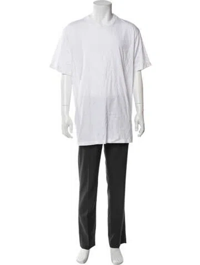 Pre-owned Aimé Leon Dore Scoop Neck Short Sleeve T-shirt In White