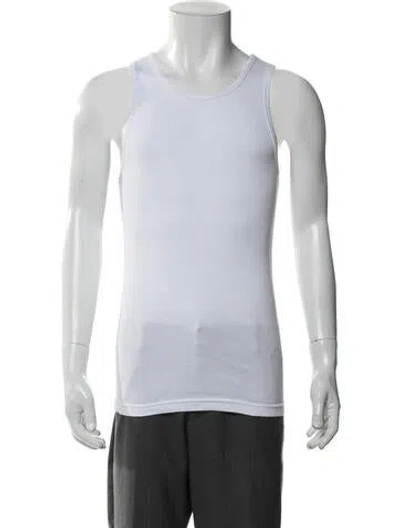 Pre-owned Aimé Leon Dore Scoop Neck Sleeveless T-shirt In White