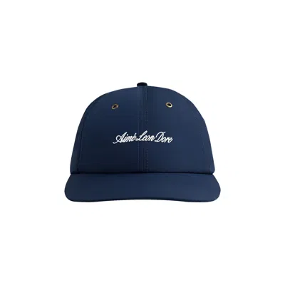 Pre-owned Aimé Leon Dore Script Sport Hat 'navy' | Blue | Men's Size Onesize