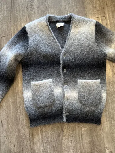 Pre-owned Aimé Leon Dore Shadow Hombre Cardigan In Gray