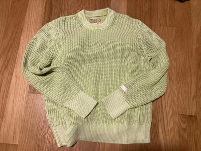 Pre-owned Aimé Leon Dore Shaker Sweater In Neon Yellow