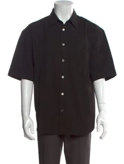 Pre-owned Aimé Leon Dore Short Sleeve Shirt In Black