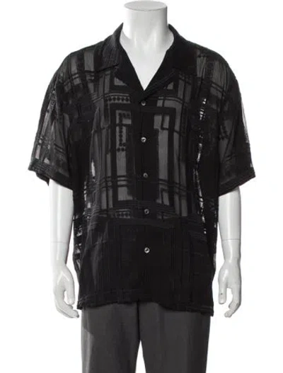 Pre-owned Aimé Leon Dore Short Sleeve Shirt In Black