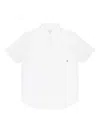 Aimé Leon Dore White Crest Short-sleeve Oxford Button-down In White