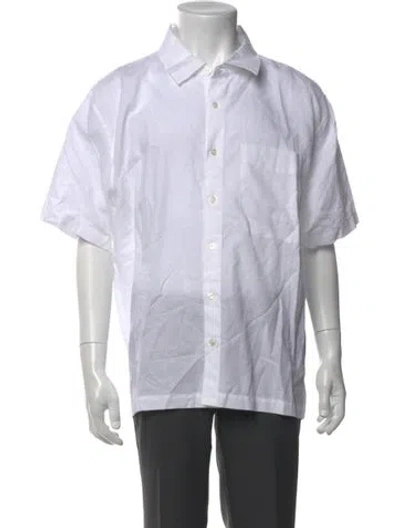 Pre-owned Aimé Leon Dore Short Sleeve Shirt In White