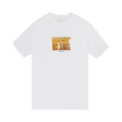 Pre-owned Aimé Leon Dore Short-sleeve Photo Tee 'dancing' | White | Men's Size M