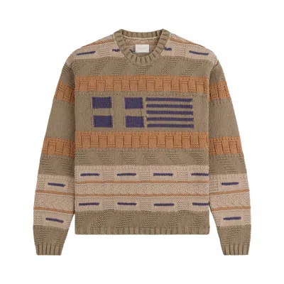 Pre-owned Aimé Leon Dore Simaía Crewneck Sweater 'brown' | Men's Size M