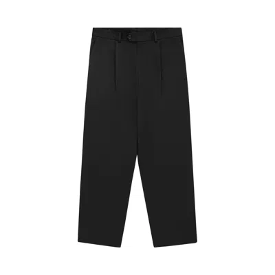 Pre-owned Aimé Leon Dore Single-pleated Gabardine Trouser 'jet Black' | Men's Size 30