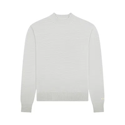 Pre-owned Aimé Leon Dore Slub Merino Mockneck Sweater 'grey' | Men's Size Xxl In Gray