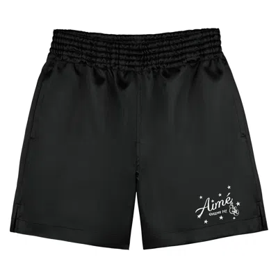 Pre-owned Aimé Leon Dore Sparring Short 'jet Black' | Men's Size M