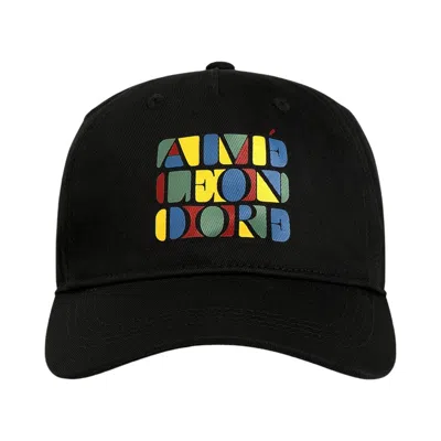 Pre-owned Aimé Leon Dore Stacked Logo Hat 'jet Black' | Men's Size Onesize