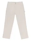 Aimé Leon Dore Off-white Double Pleated Trousers In Neutral