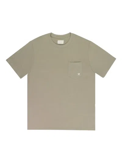 Aimé Leon Dore Stadium Crest-embroidered "tan" T-shirt In Multi